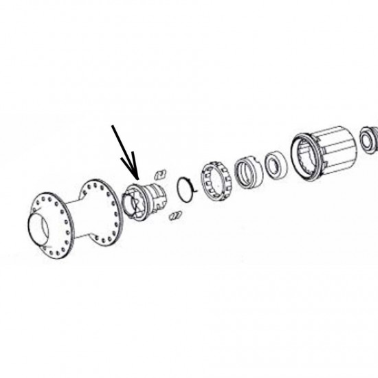 DT Swiss Retainer holder for rear Onyx hub