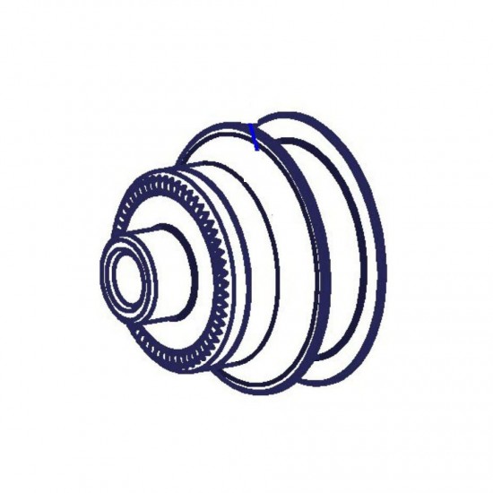 DT Swiss HWAXXX00S1545C Front hub spacer for 240 radial non-disc single