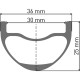 DT Swiss HXC 1501 wheel, 30 mm rim, 12 x 148 mm BOOST axle, 29 inch rear MICRO SPLINE