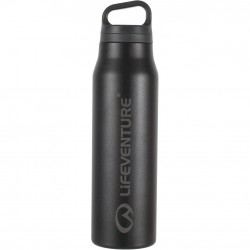Lifeventure Hot and Cold Vacuum Flask - Matt Black