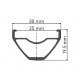 DT Swiss M 462 Sleeve-joined disc-specific 28 hole Presta-drilled black - 29"