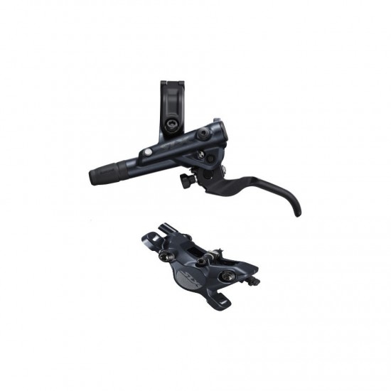 Shimano BR-M7100/BL-M7100 SLX bled brake lever/post mount calliper, front right