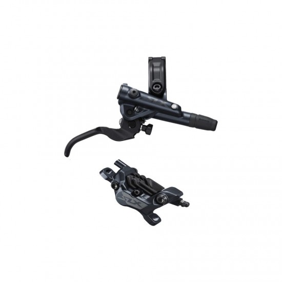 Shimano BR-M7120/BL-M7100 SLX 4 pot bled brake lever/post mount calliper, front right