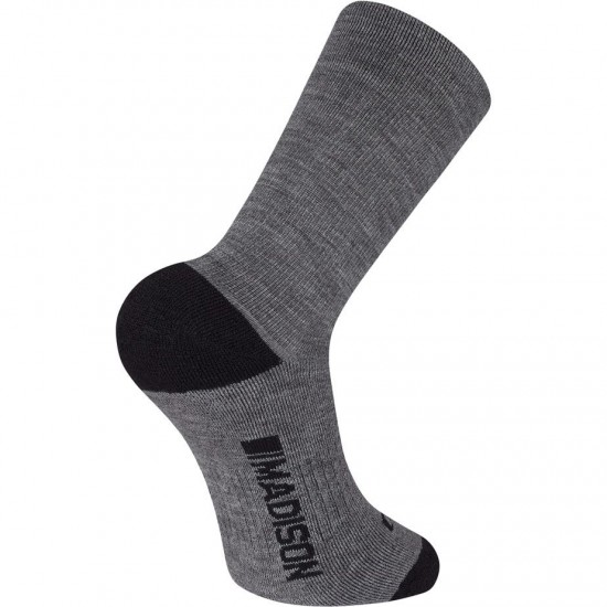 Madison Isoler Merino Deep Winter Sock, slate grey - medium, EU40-42
