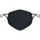 Madison Element reusable face covering, printed lightning bolts black