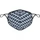 Madison Element reusable face covering, printed lightning bolts black