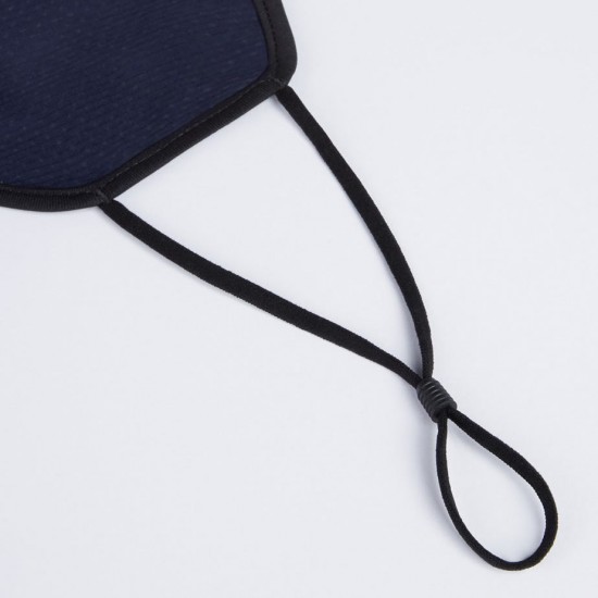 Madison Element reusable face covering, printed lightning bolts black