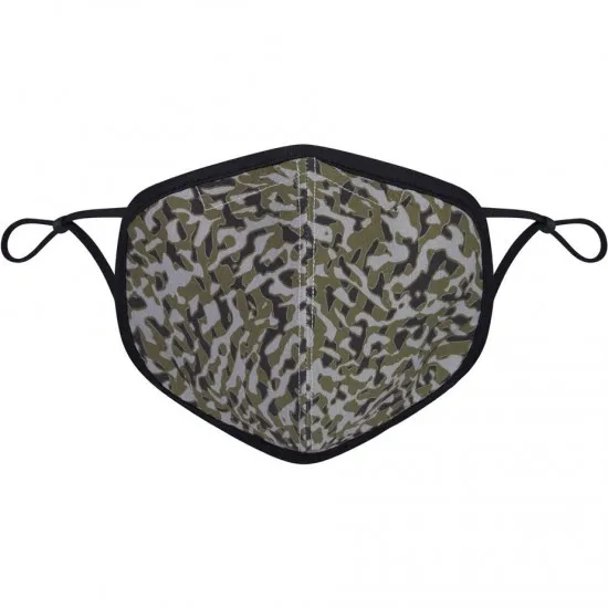 Madison Element reusable face covering, printed lightning bolts black