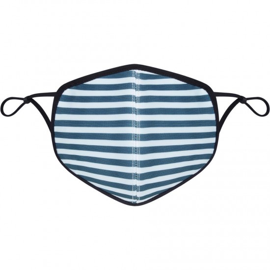 Madison 3D reusable face covering, printed zig camo navy / burgundy