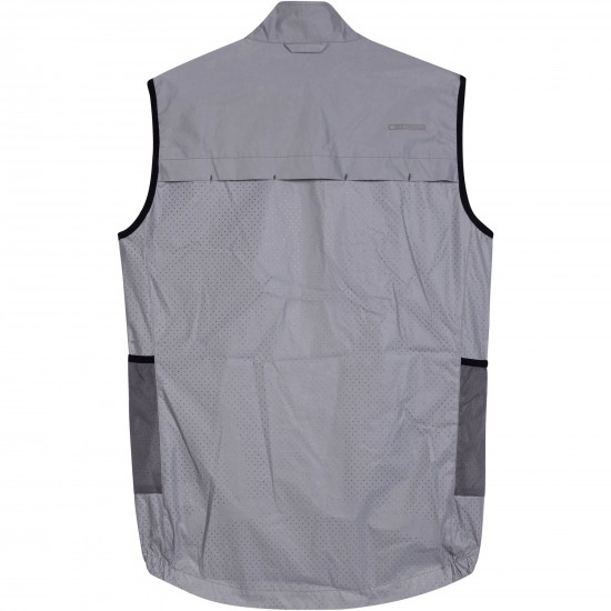 Madison Stellar Shine Reflective Men's Gilet, reflective silver - small