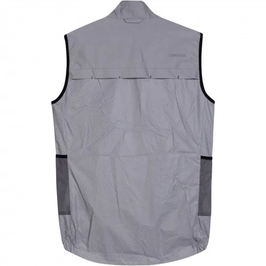 Madison Stellar Shine Reflective Men's Gilet, reflective silver - small