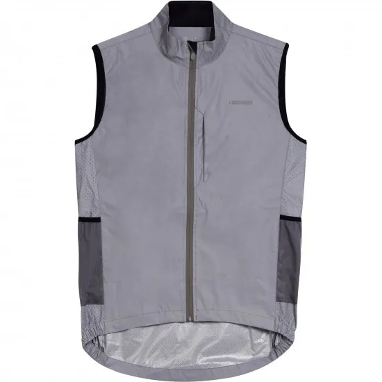 Madison Stellar Shine Reflective Men's Gilet, reflective silver - small