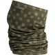 Madison Isoler Microfiber neck warmer - polka dark olive - one size