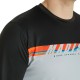 Madison Flux Men's Long Sleeve Jersey, dark olive / black - x-large