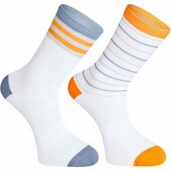 Madison Sportive Long Sock Twin Pack, white / white stripe - x-large, EU46-48 Madison Sportive Long Sock Twin Pack, white / white stripe - x-large, EU46-48