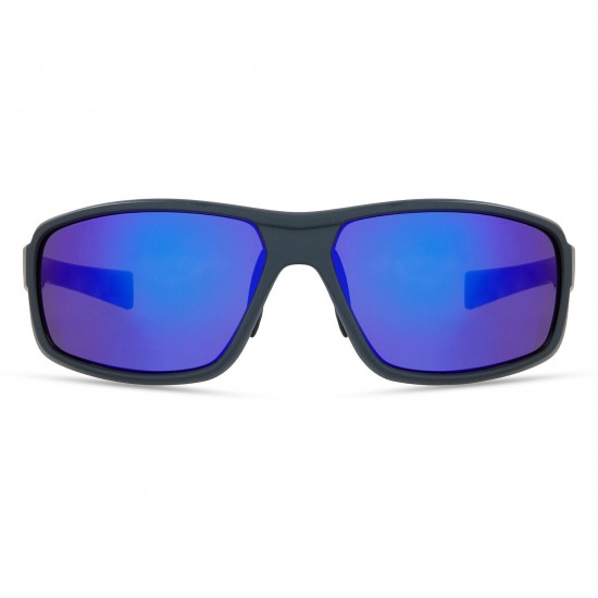 Madison Eyewear Target Sunglasses - matt dark grey / purple mirror