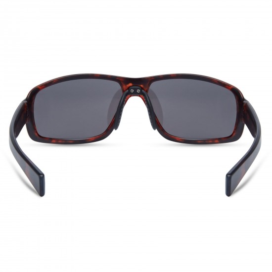 Madison Eyewear Target Sunglasses - brown tortoiseshell / silver mirror