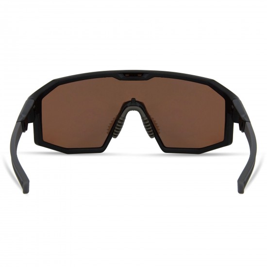 Madison Eyewear Enigma Sunglasses - 3 pack - matt black / bronze mirror / amber and clear lens