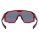 Madison Eyewear Enigma Sunglasses - 3 pack - crystal red / black mirror / amber and clear lens
