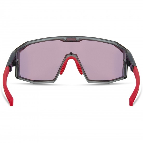 Madison Eyewear Enigma Sunglasses - crystal smoke / pink rose mirror