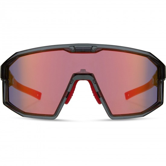 Madison Eyewear Enigma Sunglasses - crystal smoke / pink rose mirror