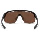 Madison Eyewear Cipher Sunglasses - 3 pack - gloss black / bronze mirror / amber and clear lens