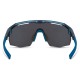 Madison Eyewear Cipher Sunglasses - 3 pack - crystal gloss blue / blue mirror / amber and clr lens