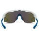 Madison Eyewear Cipher Sunglasses - white / green mirror
