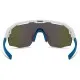 Madison Eyewear Cipher Sunglasses - white / green mirror