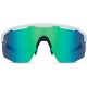 Madison Eyewear Cipher Sunglasses - white / green mirror