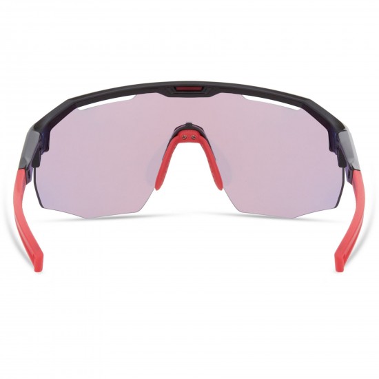 Madison Eyewear Cipher Sunglasses - gloss black / pink rose mirror