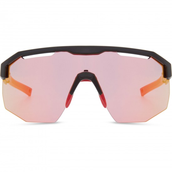 Madison Eyewear Cipher Sunglasses - gloss black / pink rose mirror