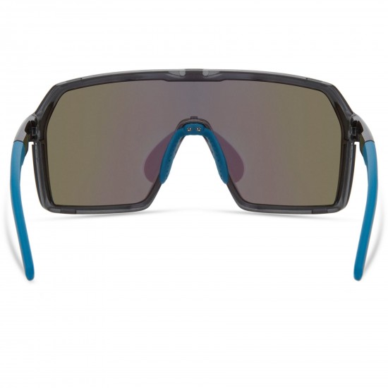 Madison Eyewear Crypto Sunglasses - crystal gloss smoke / green mirror