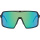 Madison Eyewear Crypto Sunglasses - crystal gloss smoke / green mirror