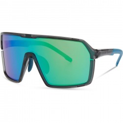 Madison Eyewear Crypto Sunglasses - crystal gloss smoke / green mirror