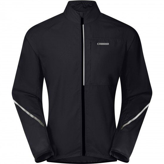 Madison Freewheel Men's Windproof Packable Jacket, black - small