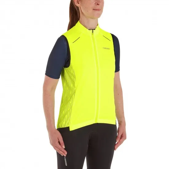 Madison Stellar Reflective Windproof Women's Gilet, black - size 8