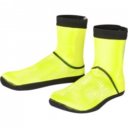 Madison Stellar Open Sole Overshoes, black / hi-viz yellow - small Madison Stellar Open Sole Overshoes, black / hi-viz yellow - small
