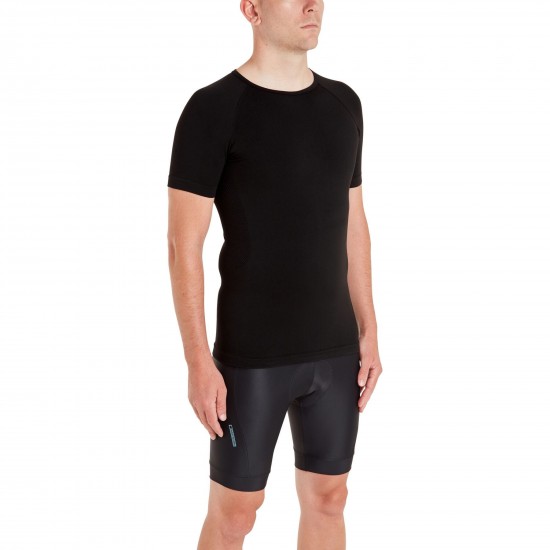 Madison Roam Isoler Mesh Short Sleeve Baselayer, black - x-small / small