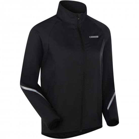 Madison Freewheel Youth Windproof Packable Jacket, black - age 5-6