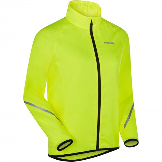 Madison Freewheel Youth Windproof Packable Jacket, black - age 5-6