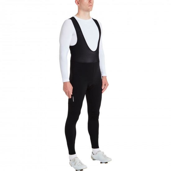 Madison Freewheel Men's Thermal Bib Tights With Pad, black - small