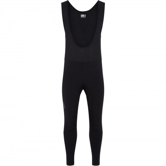 Madison Freewheel Men's Thermal Bib Tights With Pad, black - small