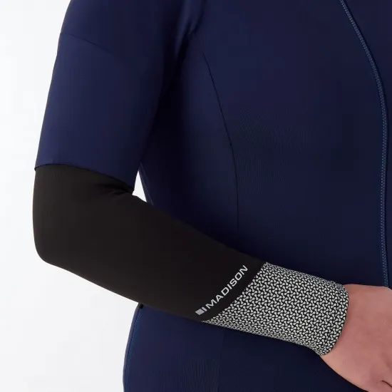 Madison DTE Stellar Tech Isoler Thermal Arm Warmers With DWR, black - x-small / small