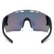 Madison Eyewear Stealth Sunglasses - matt dark grey / green mirror