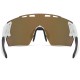 Madison Eyewear Stealth Sunglasses - 3 pack - gloss white / blue mirror / amber and clear lens