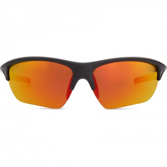 Madison Eyewear Mission Sunglasses - matt black / fire mirror