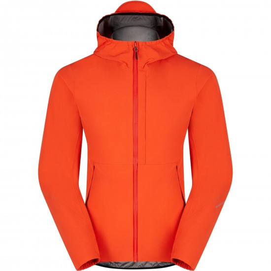 Madison Flux 3-Layer Men's Waterproof Trail Jacket, magma red - small