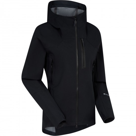 Madison DTE 3-Layer Women's Waterproof Jacket, black - size 8 Madison DTE 3-Layer Women's Waterproof Jacket, black - size 8
