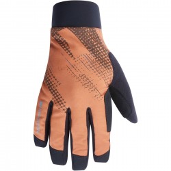 Madison Flux Waterproof Trail Gloves, rust orange perforated bolts - x-small Madison Flux Waterproof Trail Gloves, rust orange perforated bolts - x-small